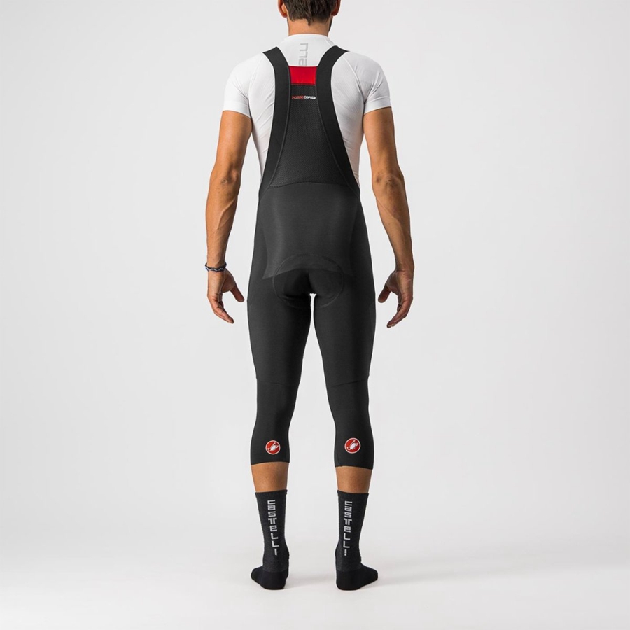 Castelli SORPASSO RoS BIB KNICKER Leggings Heren Zwart | 576238DCI