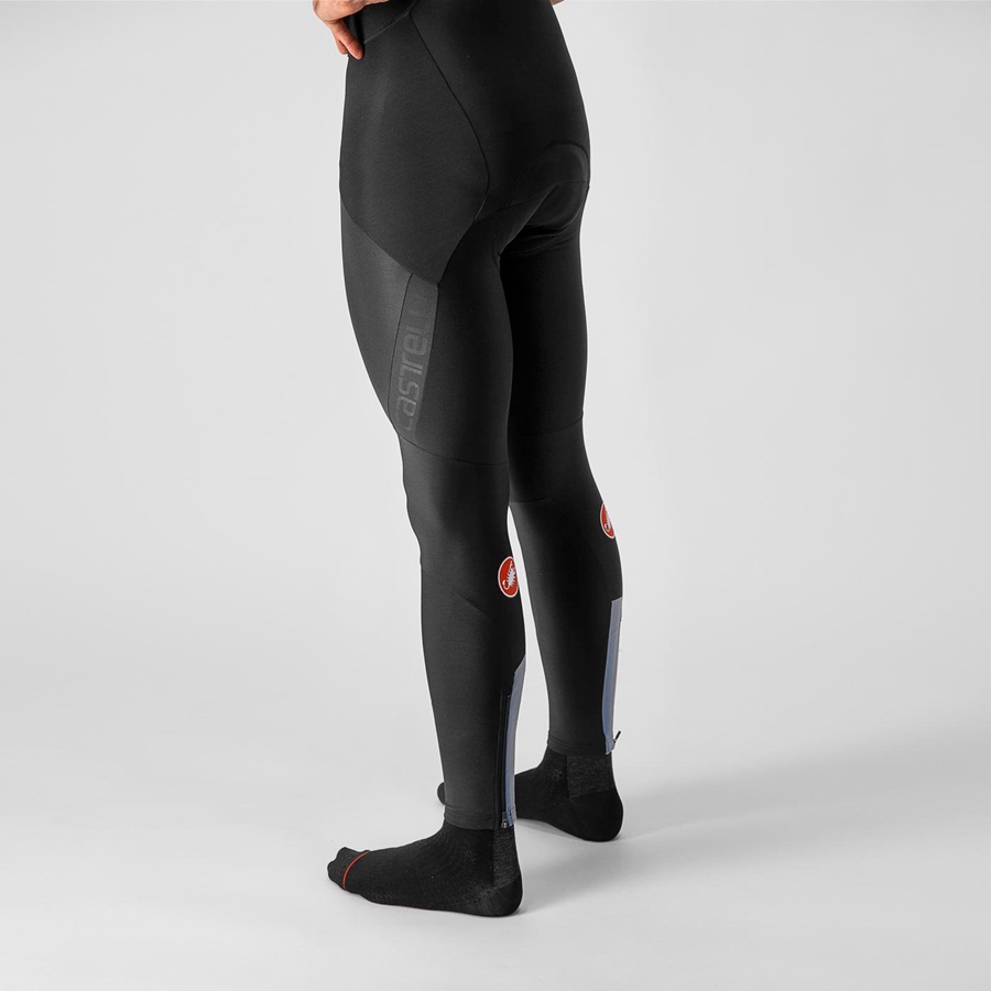 Castelli SORPASSO RoS Panty Met Slabbetje Heren Zwart | 801725ASW