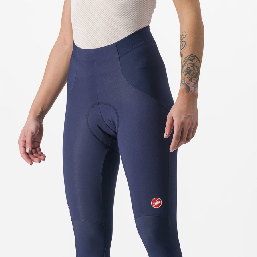 Castelli SORPASSO RoS W Leggings Dames Blauw Zilver | 485916VAC