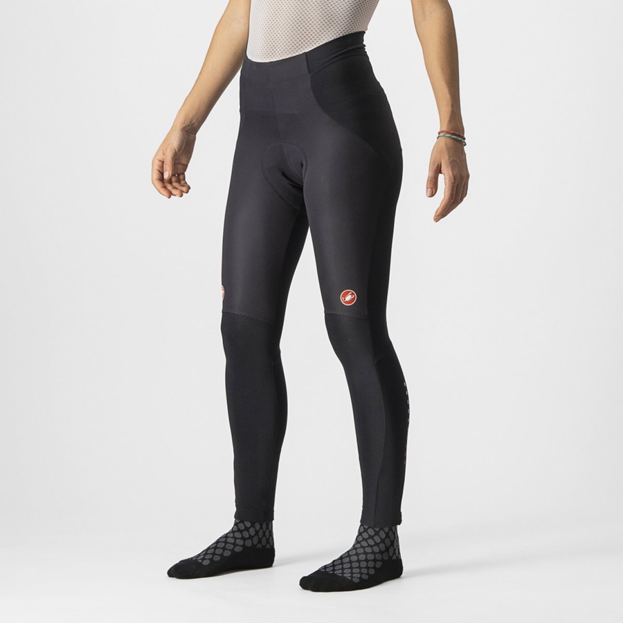 Castelli SORPASSO RoS W Leggings Dames Zwart | 453168MXW