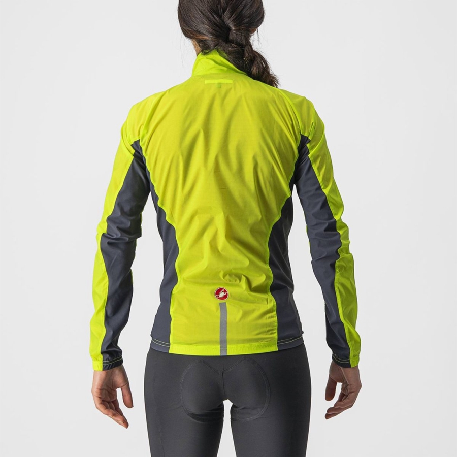 Castelli SQUADRA STRETCH W Bescherming Dames Lichtgroen Donkergrijs | 967845QNH