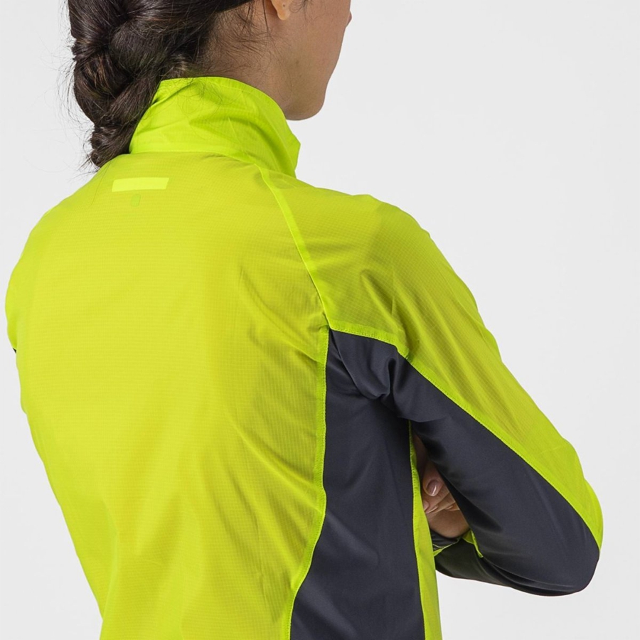 Castelli SQUADRA STRETCH W Bescherming Dames Lichtgroen Donkergrijs | 967845QNH