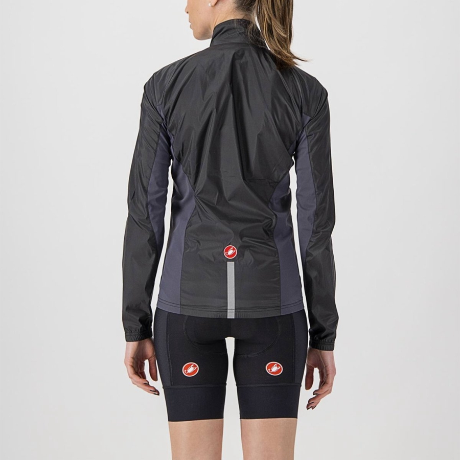 Castelli SQUADRA STRETCH W Bescherming Dames Zwart Donkergrijs | 260897CLR