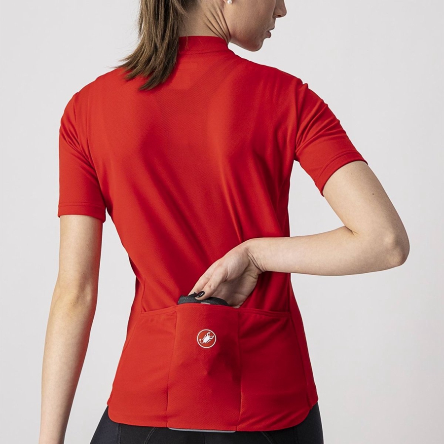 Castelli SQUADRA STRETCH W Bescherming Dames Zwart Donkergrijs | 260897CLR