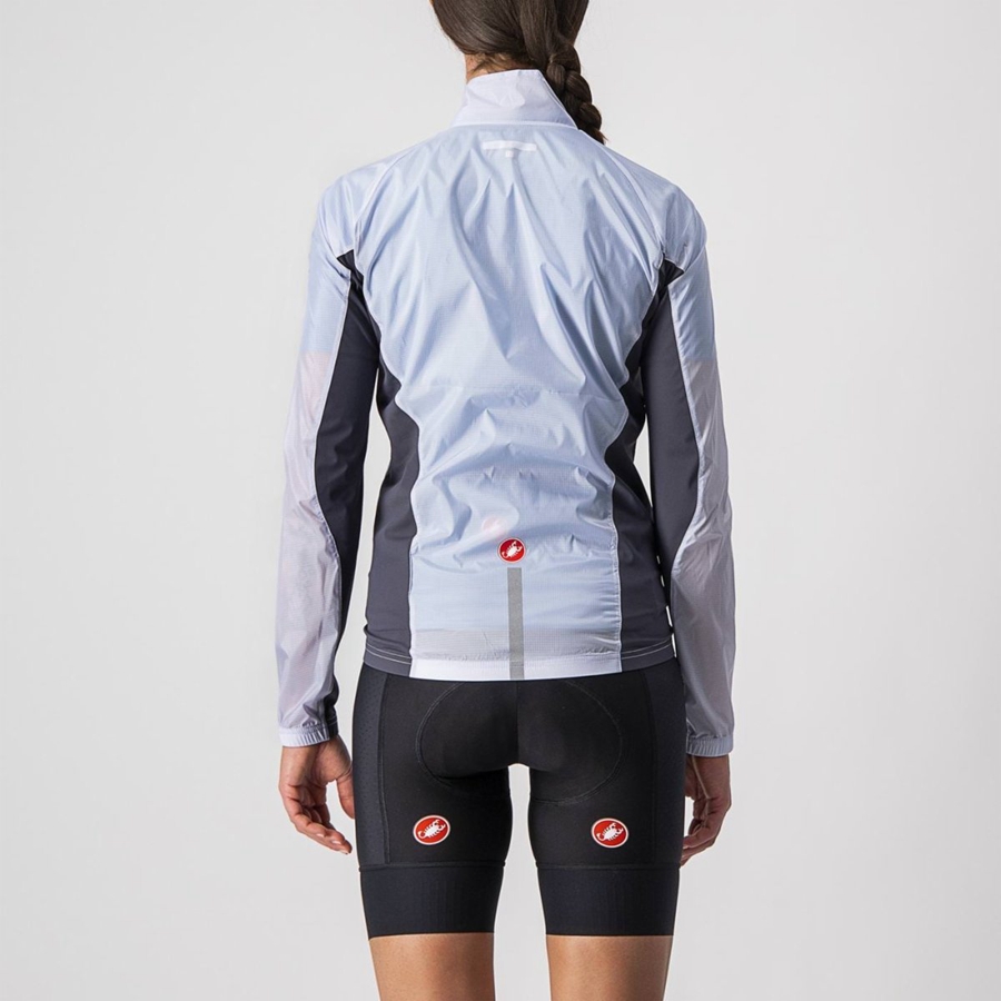 Castelli SQUADRA STRETCH W Bescherming Dames Zilver Grijs Donkergrijs | 739064UXP