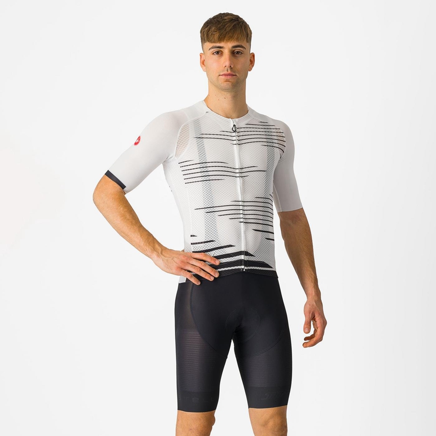 Castelli SUPERLEGGERA Korte Broek Met Slabbetje Heren Zwart | 243568FTG