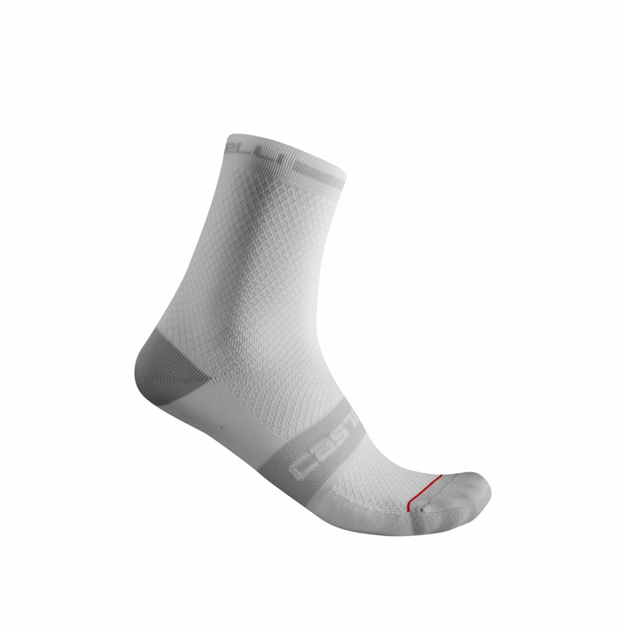 Castelli SUPERLEGGERA T 12 Sokken Heren Wit | 478512OGC