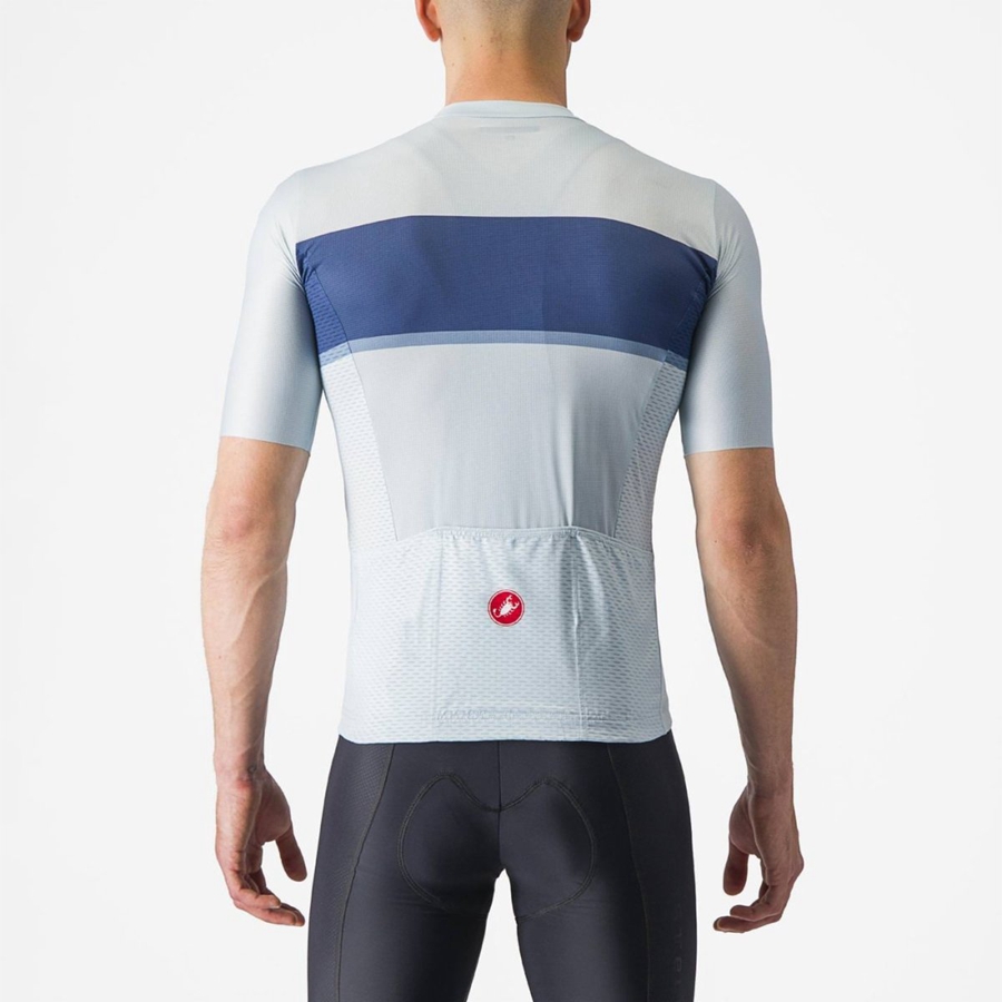 Castelli TRADIZIONE Jersey Heren Blauw Blauw Grijs | 806453UMN