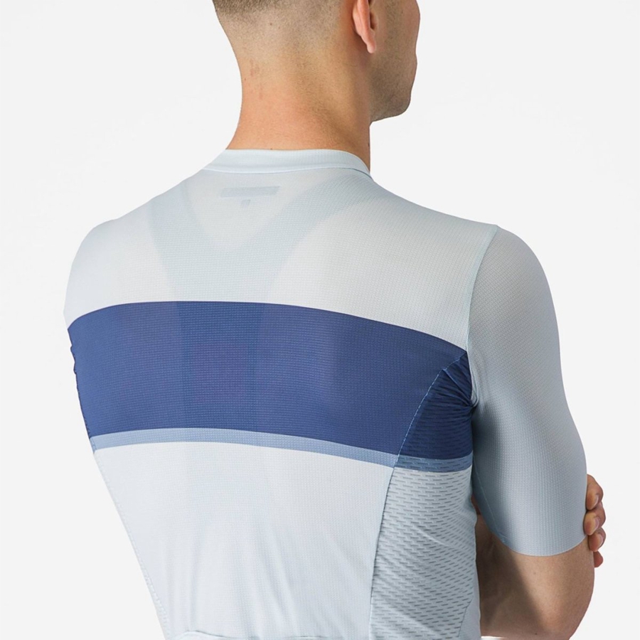 Castelli TRADIZIONE Jersey Heren Blauw Blauw Grijs | 806453UMN