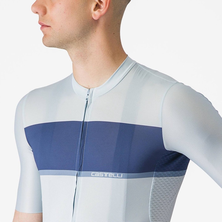 Castelli TRADIZIONE Jersey Heren Blauw Blauw Grijs | 806453UMN