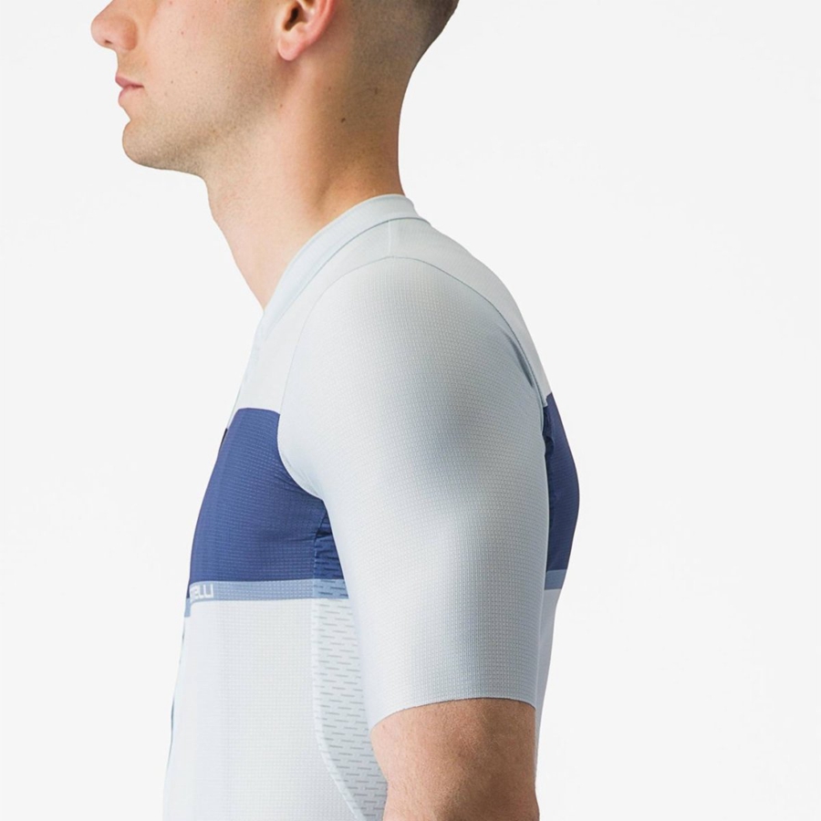 Castelli TRADIZIONE Jersey Heren Blauw Blauw Grijs | 806453UMN