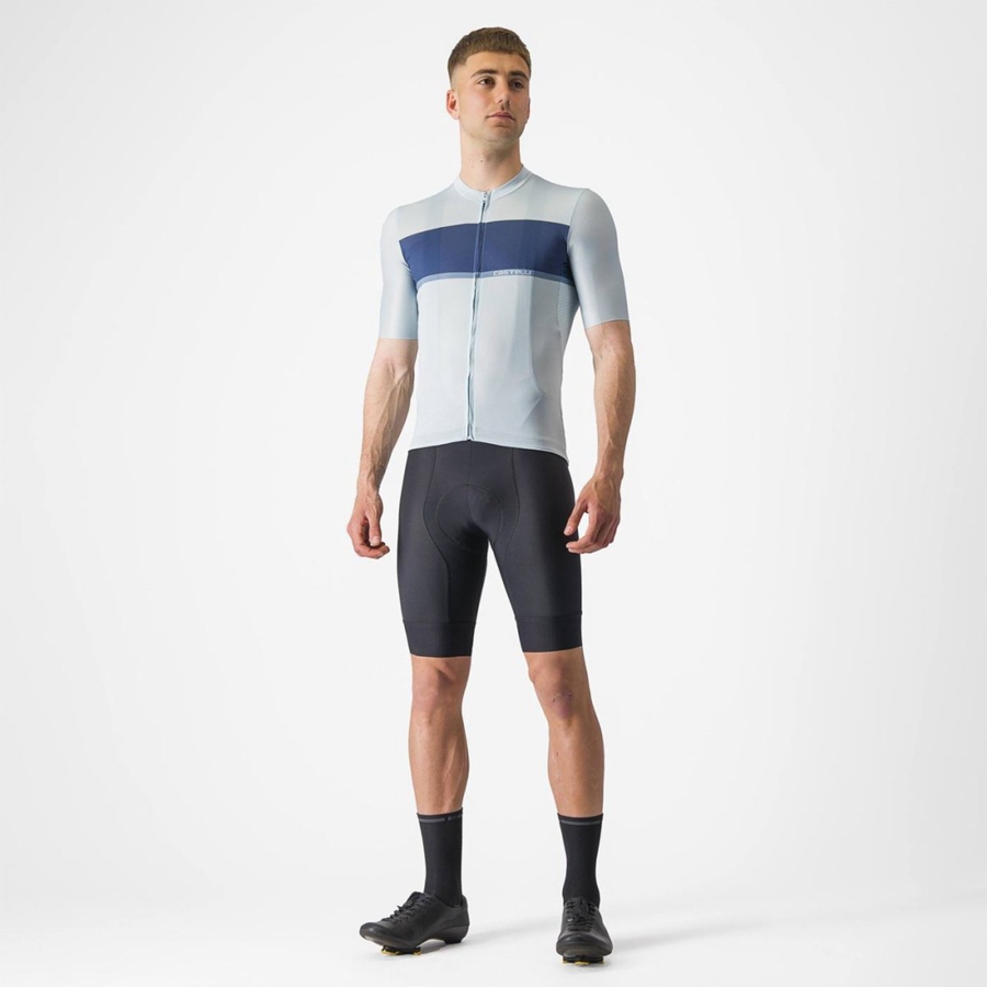 Castelli TRADIZIONE Jersey Heren Blauw Blauw Grijs | 806453UMN