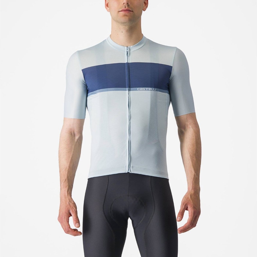 Castelli TRADIZIONE Jersey Heren Blauw Blauw Grijs | 806453UMN