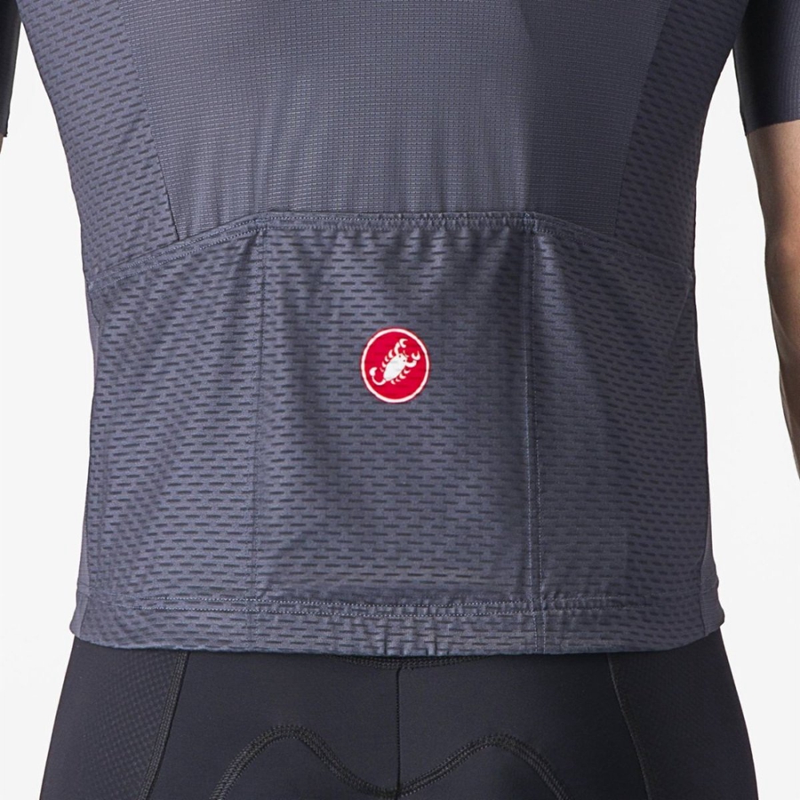 Castelli TRADIZIONE Jersey Heren Blauw Lichtgrijs Blauw | 197603NTC