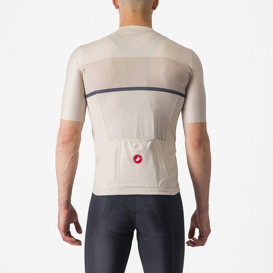 Castelli TRADIZIONE Jersey Heren Zilver Blauw | 957068JUV