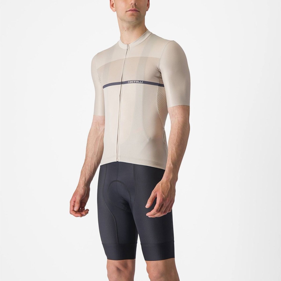 Castelli TRADIZIONE Jersey Heren Zilver Blauw | 957068JUV