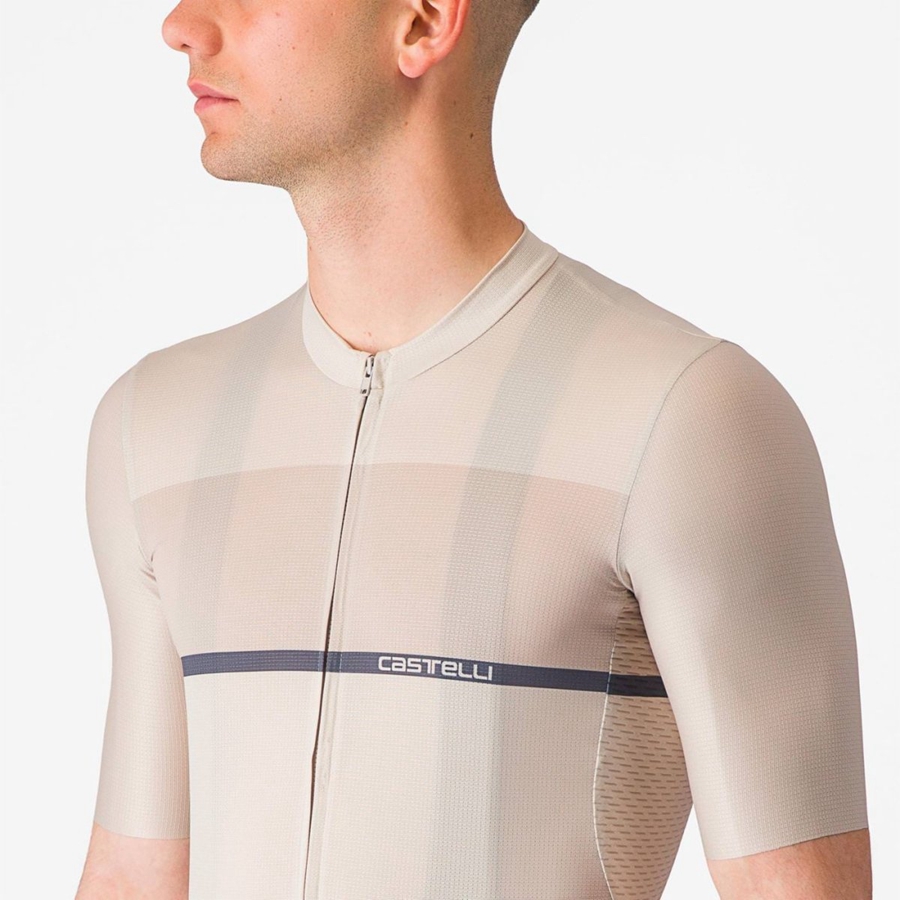 Castelli TRADIZIONE Jersey Heren Zilver Blauw | 957068JUV