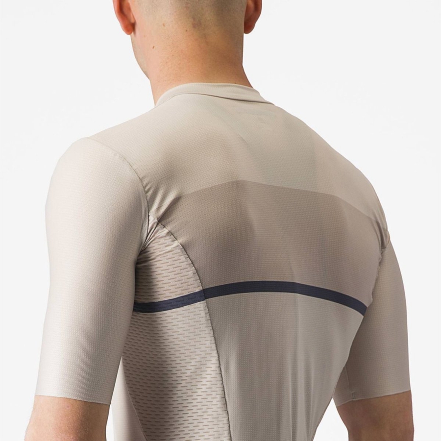 Castelli TRADIZIONE Jersey Heren Zilver Blauw | 957068JUV