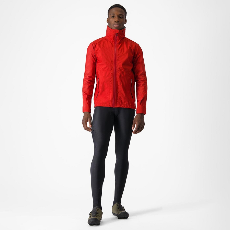 Castelli TRAIL GT Jassen Heren Rood | 074219SJN