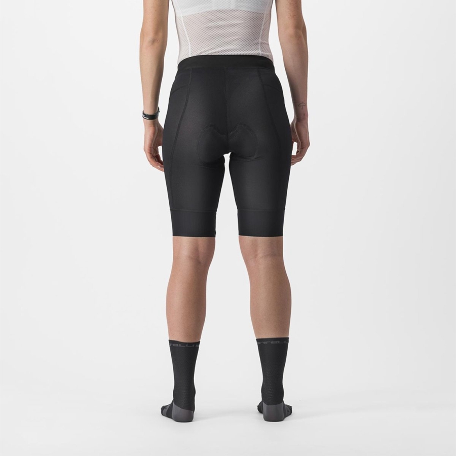 Castelli TRAIL W LINER Korte Broek Dames Zwart | 618243FLB