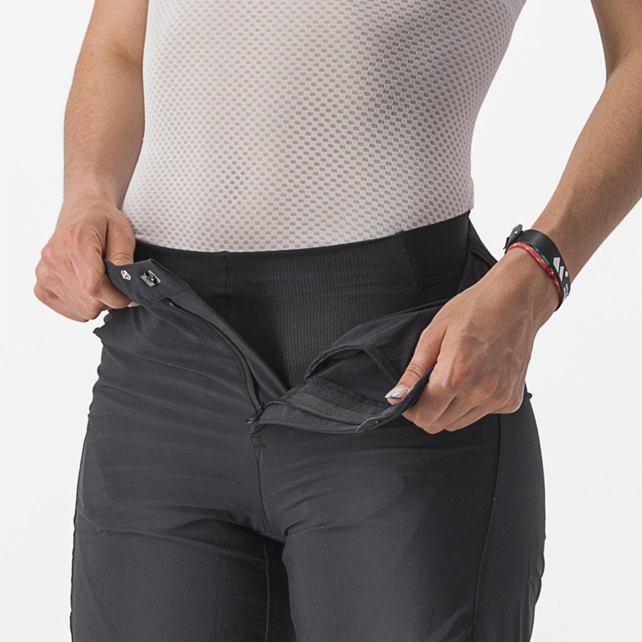 Castelli TRAIL W LINER Korte Broek Dames Zwart | 618243FLB