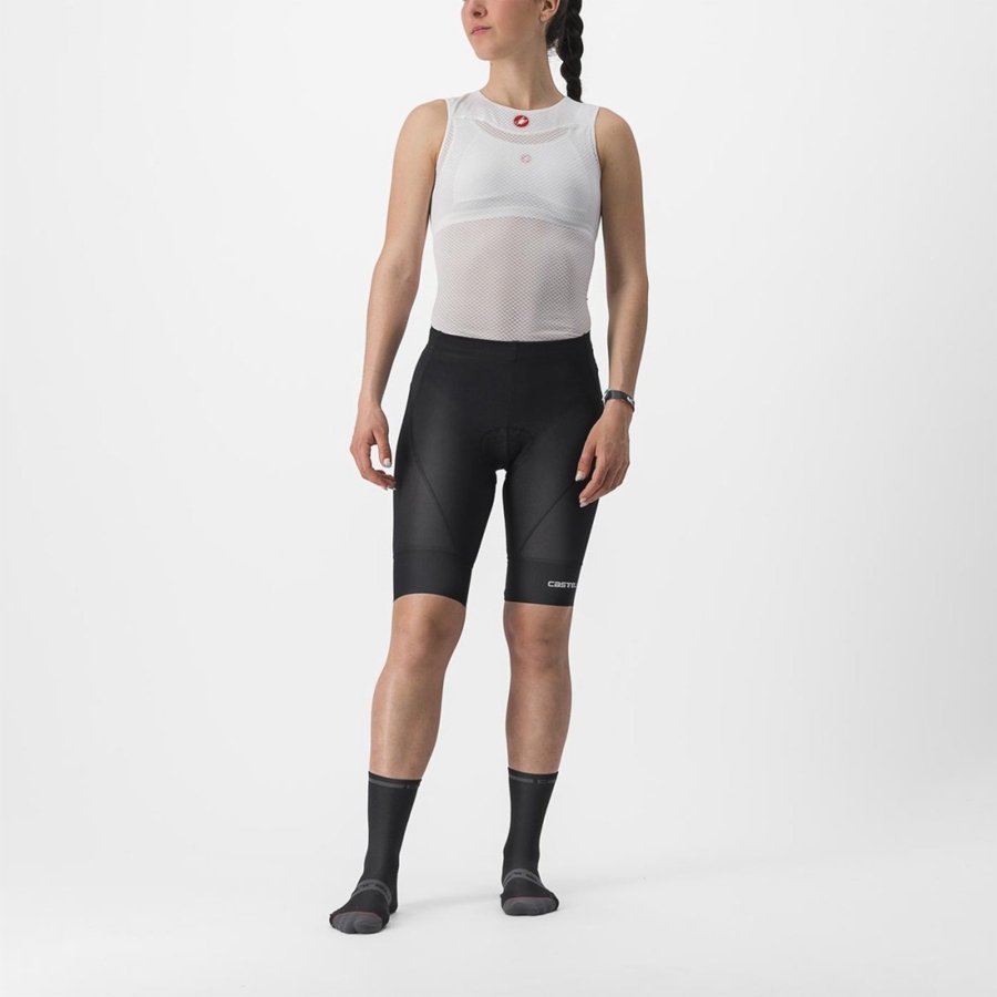 Castelli TRAIL W LINER Korte Broek Dames Zwart | 618243FLB