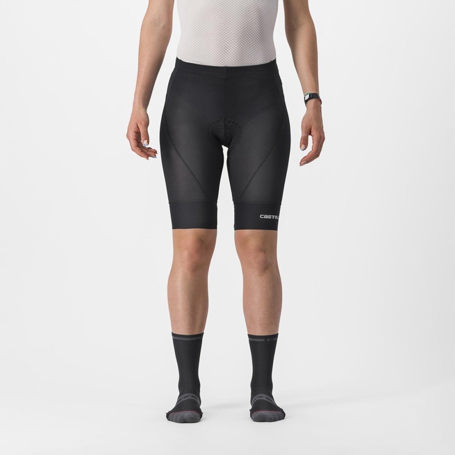 Castelli TRAIL W LINER Korte Broek Dames Zwart | 618243FLB