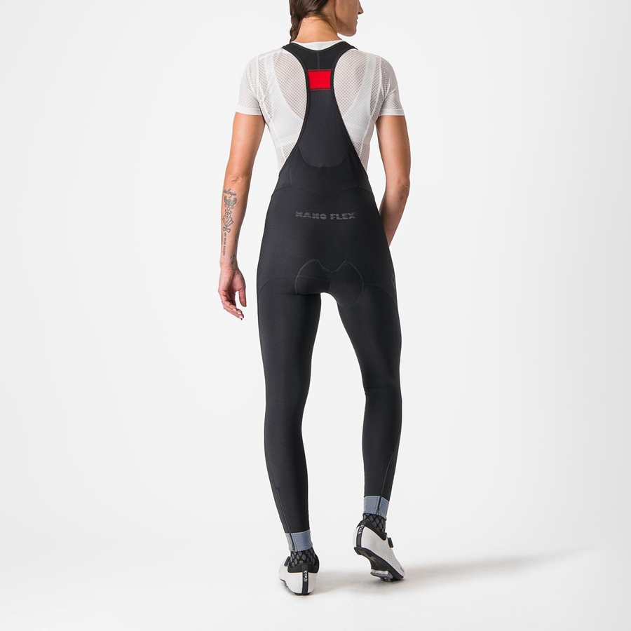 Castelli TUTTO NANO W Panty Met Slabbetje Dames Zwart | 072698MVO