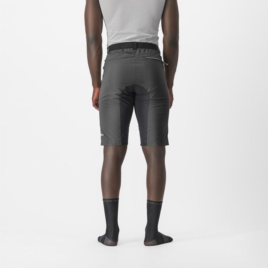 Castelli UNLIMITEDGY Korte Broek Heren Donkergrijs Zwart | 138709KMV