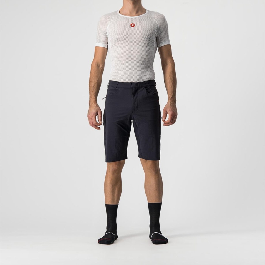 Castelli UNLIMITEDGY Korte Broek Heren Zwart | 871045TPQ