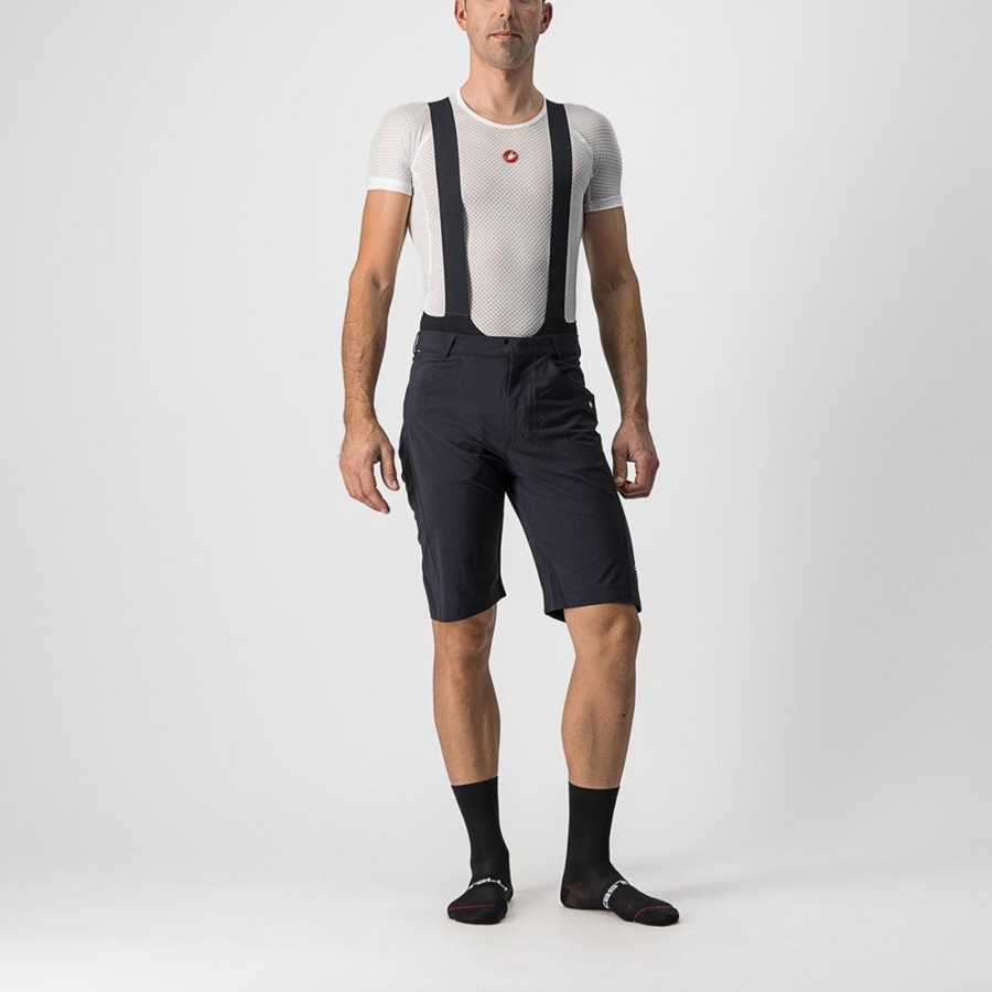 Castelli UNLIMITEDGY Korte Broek Heren Zwart | 871045TPQ