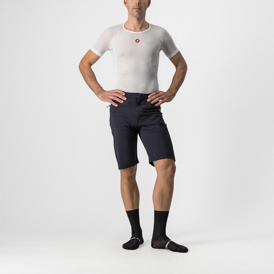 Castelli UNLIMITEDGY Korte Broek Heren Zwart | 871045TPQ