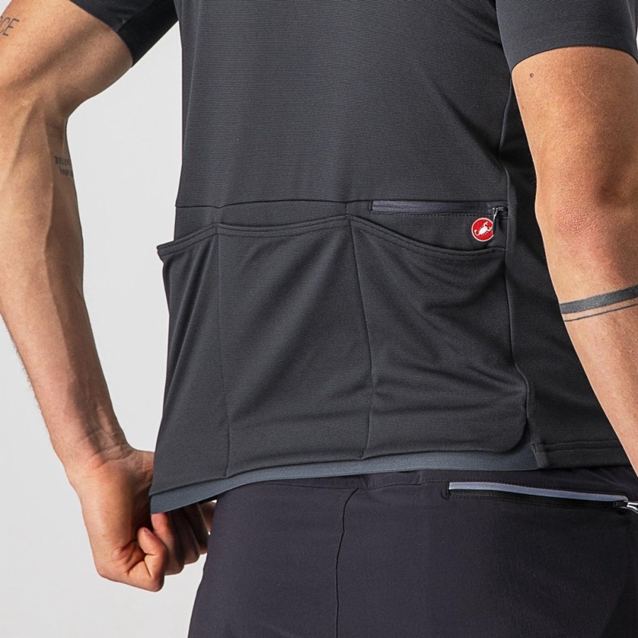 Castelli UNLIMITED ALLROAD Jersey Heren Donkergrijs | 946823WOB