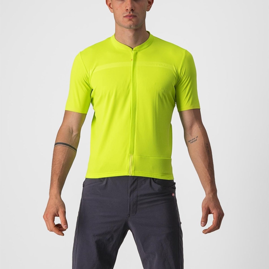 Castelli UNLIMITED ALLROAD Jersey Heren Lichtgroen | 416702YPF