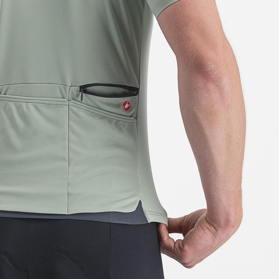 Castelli UNLIMITED ALLROAD Jersey Heren Groen | 035127ERM