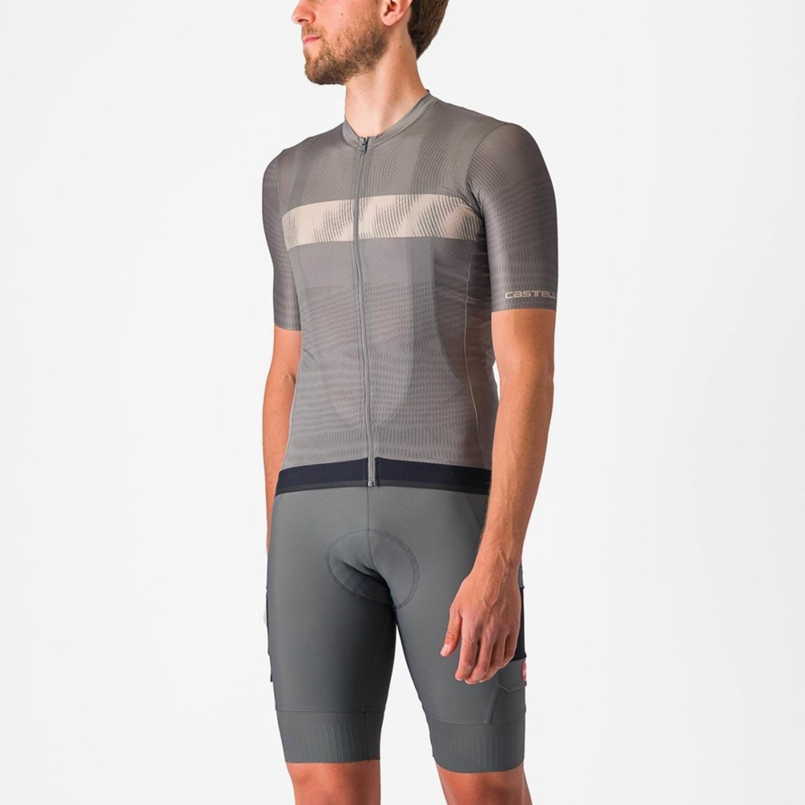 Castelli UNLIMITED ENDURANCE Jersey Heren Grijs | 035678TDM