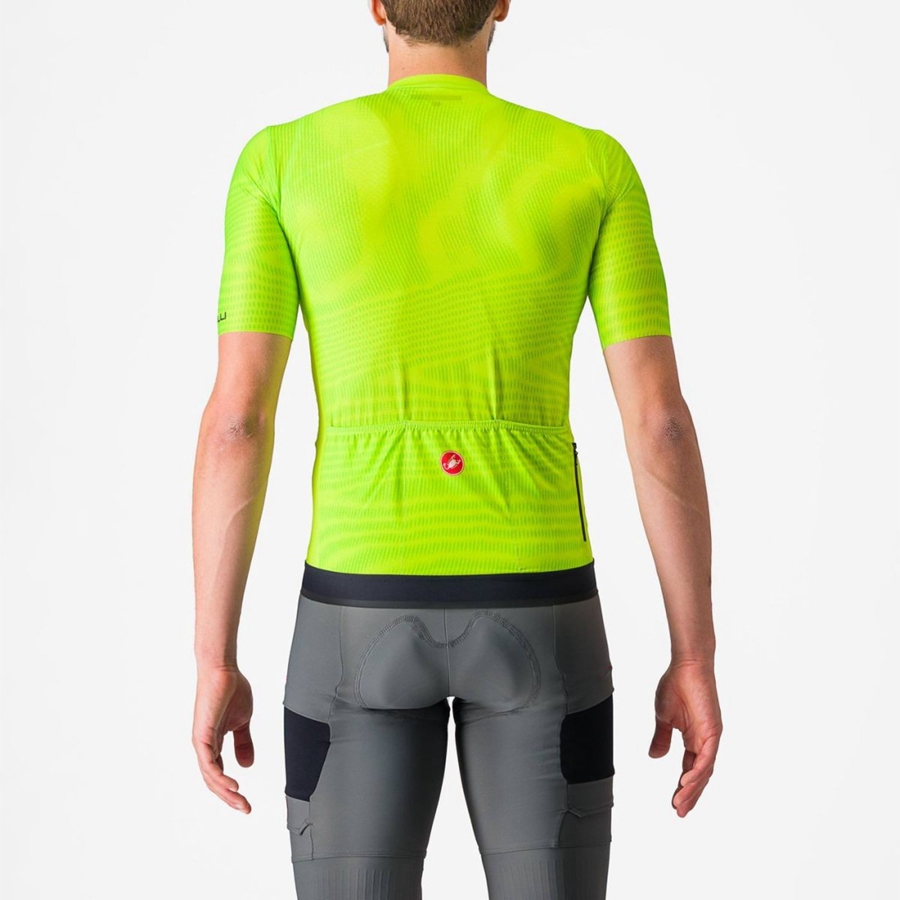 Castelli UNLIMITED ENDURANCE Jersey Heren Lichtgroen Donkergrijs | 197465PGT