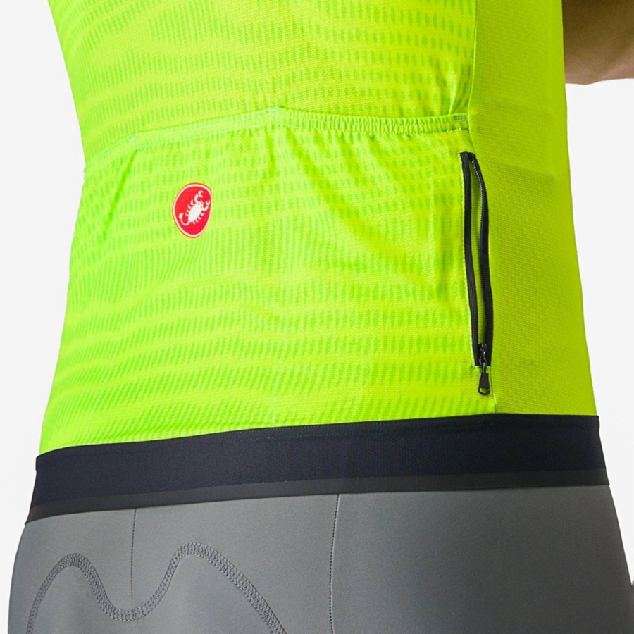 Castelli UNLIMITED ENDURANCE Jersey Heren Lichtgroen Donkergrijs | 197465PGT