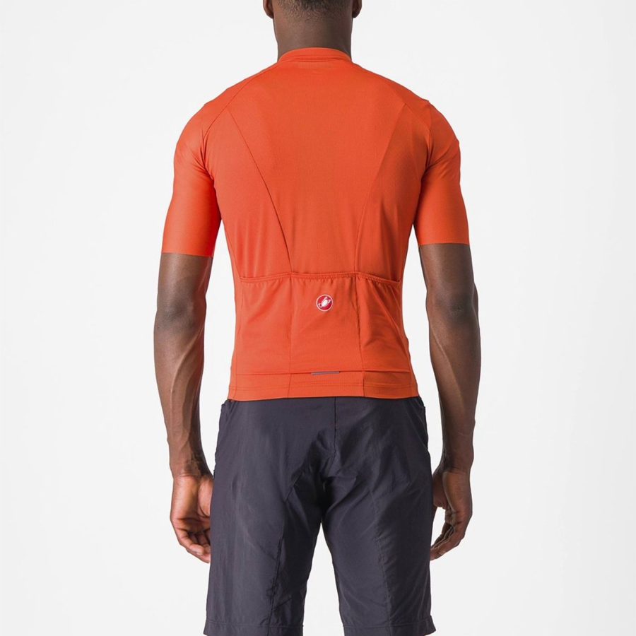 Castelli UNLIMITED ENTRATA 2 Jersey Heren Oranje Rood Grijs | 091486OPT