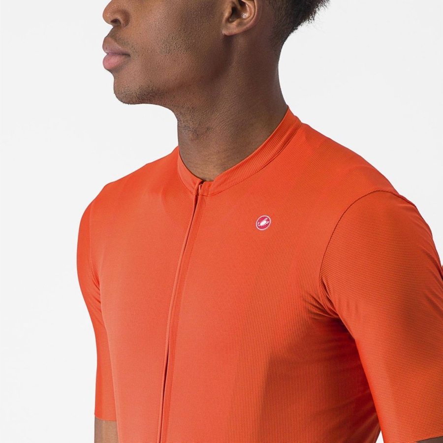 Castelli UNLIMITED ENTRATA 2 Jersey Heren Oranje Rood Grijs | 091486OPT