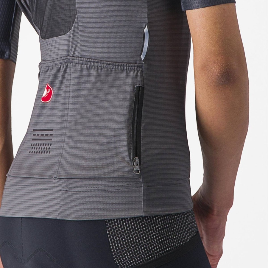 Castelli UNLIMITED PRO W Jersey Dames Donkergrijs | 675908UXR