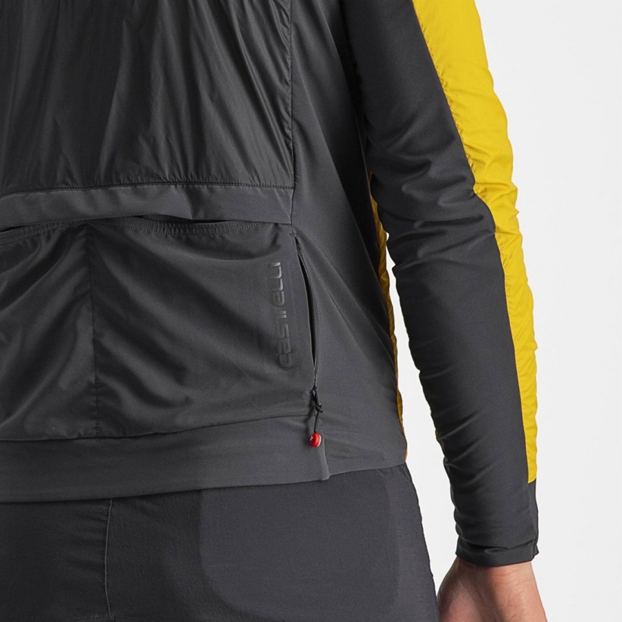 Castelli UNLIMITED PUFFY Jassen Heren Donkergrijs | 261974GAH