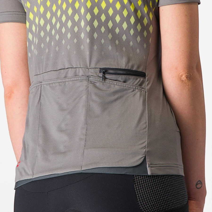 Castelli UNLIMITED SENTIERO 3 Jersey Dames Grijs | 293086JXW