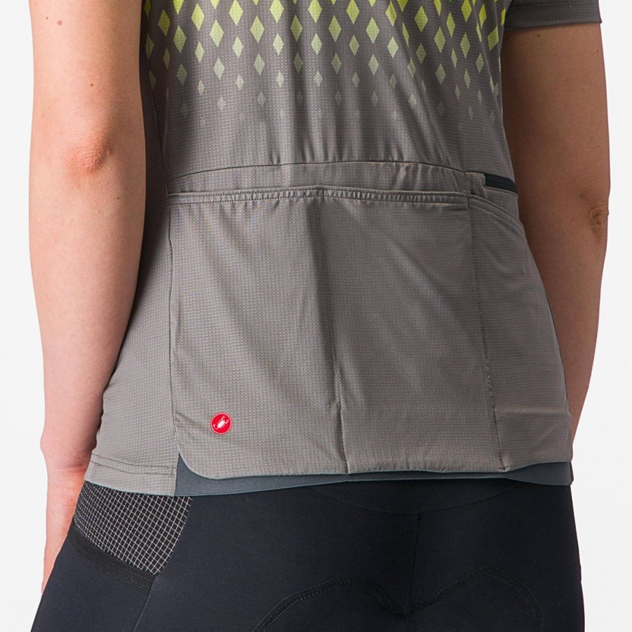 Castelli UNLIMITED SENTIERO 3 Jersey Dames Grijs | 293086JXW