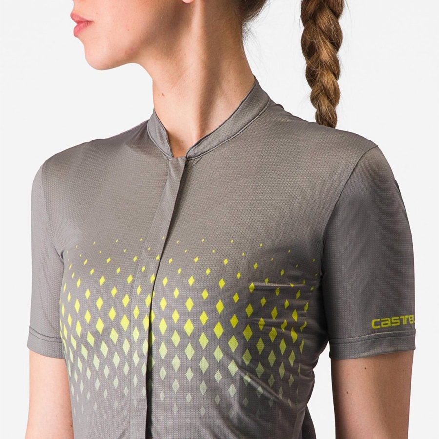 Castelli UNLIMITED SENTIERO 3 Jersey Dames Grijs | 293086JXW