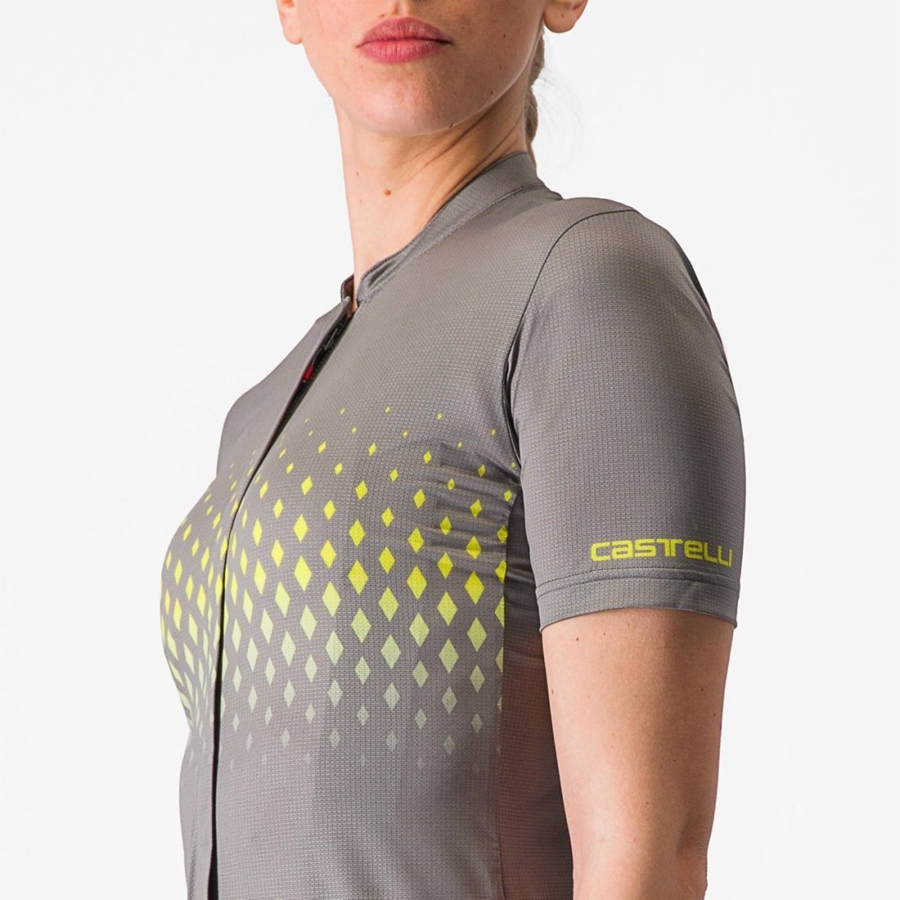 Castelli UNLIMITED SENTIERO 3 Jersey Dames Grijs | 293086JXW