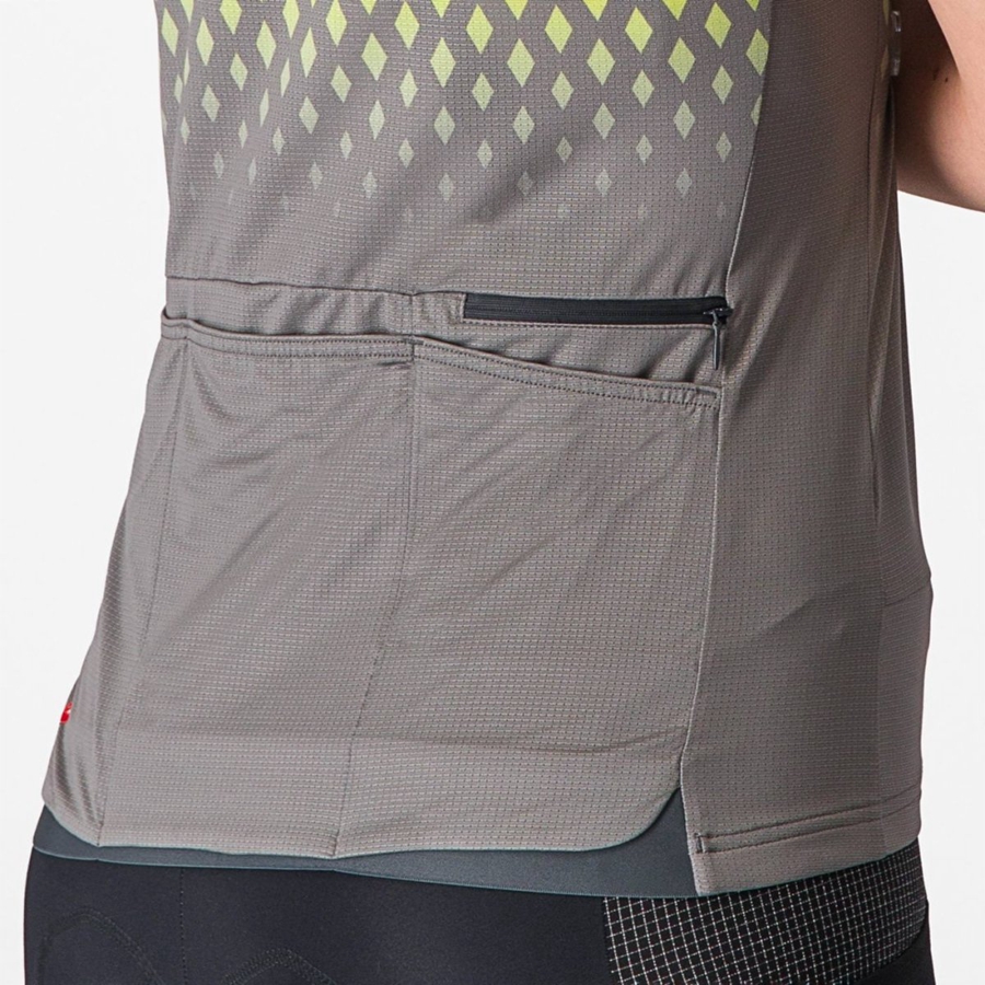 Castelli UNLIMITED SENTIERO 3 Jersey Dames Grijs | 293086JXW