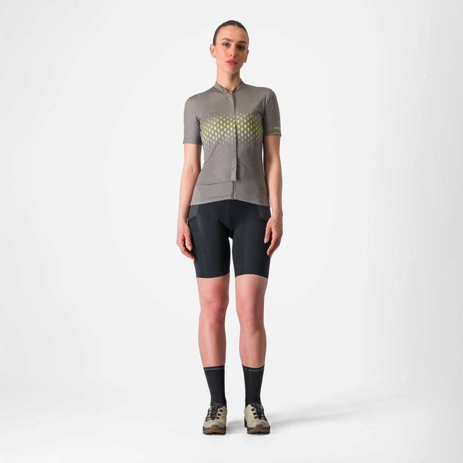 Castelli UNLIMITED SENTIERO 3 Jersey Dames Grijs | 293086JXW