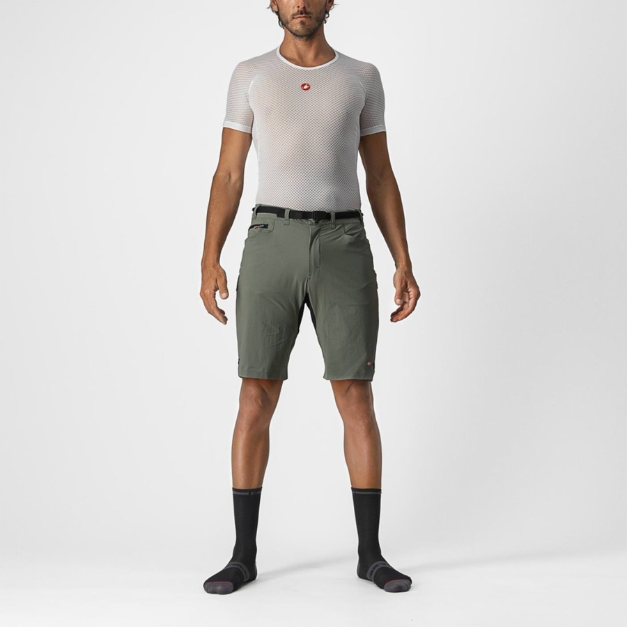 Castelli UNLIMITED TRAILGY Korte Broek Heren Grijs | 372846EXH