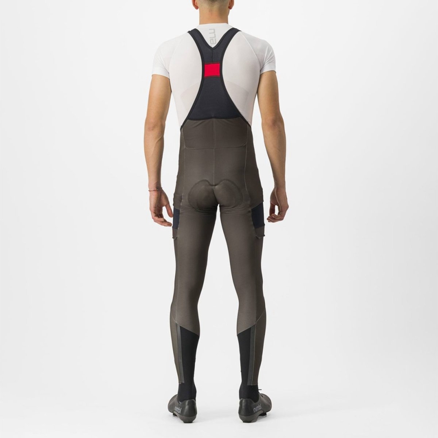 Castelli UNLIMITED TRAIL Panty Met Slabbetje Heren Zwart | 941083NSK